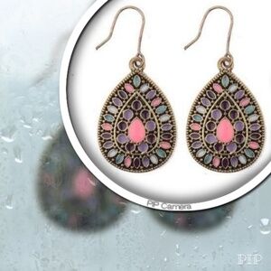 Boho Chic Teardrop Earrings